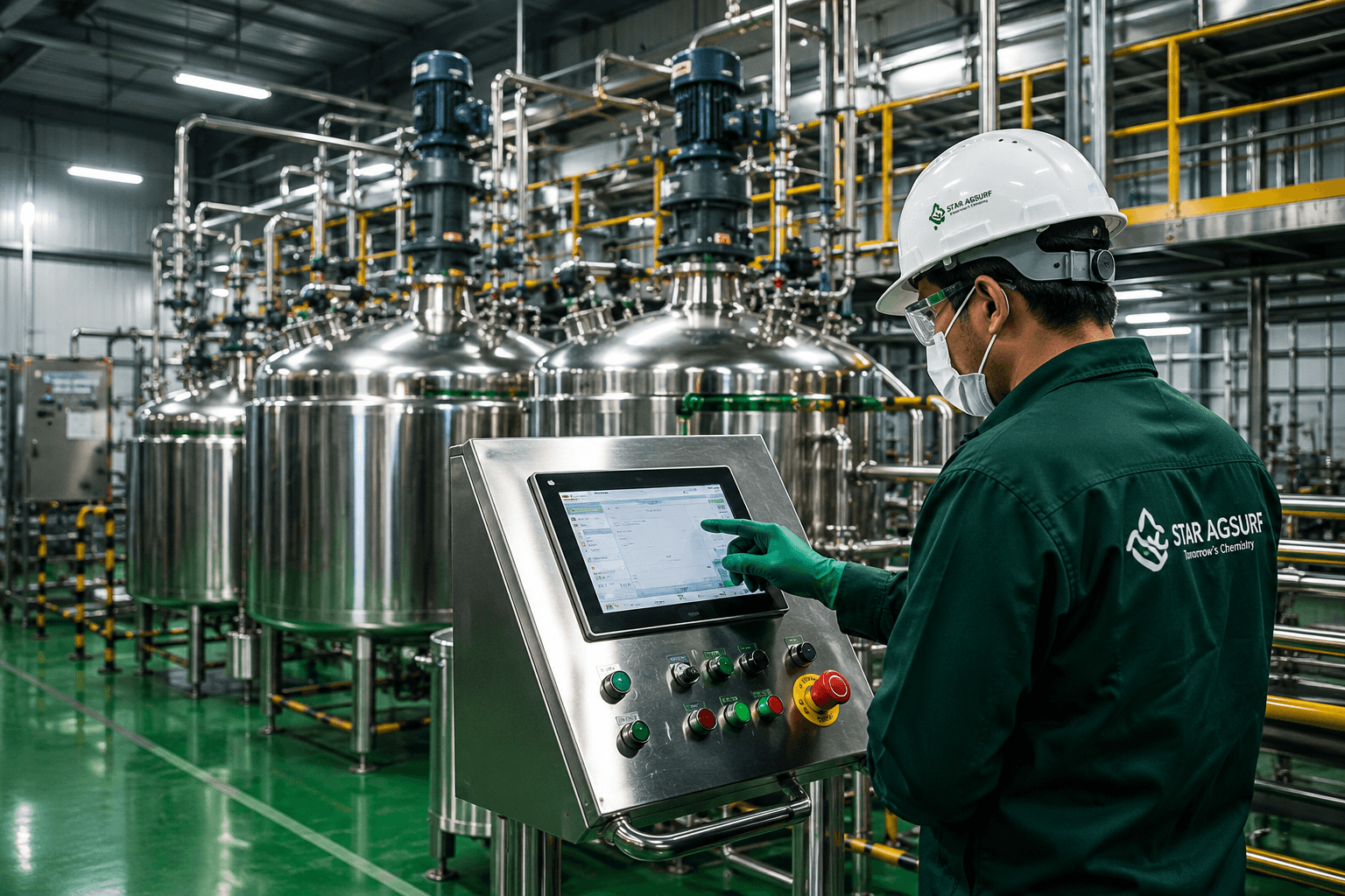 Star Agsurf manufacturing facility with precision blending systems